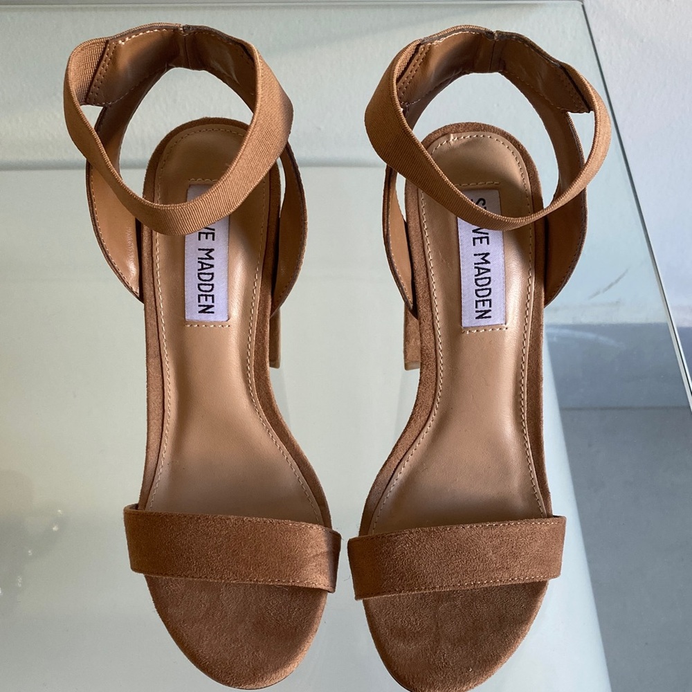 Steve Madden Brown Strappy Heels